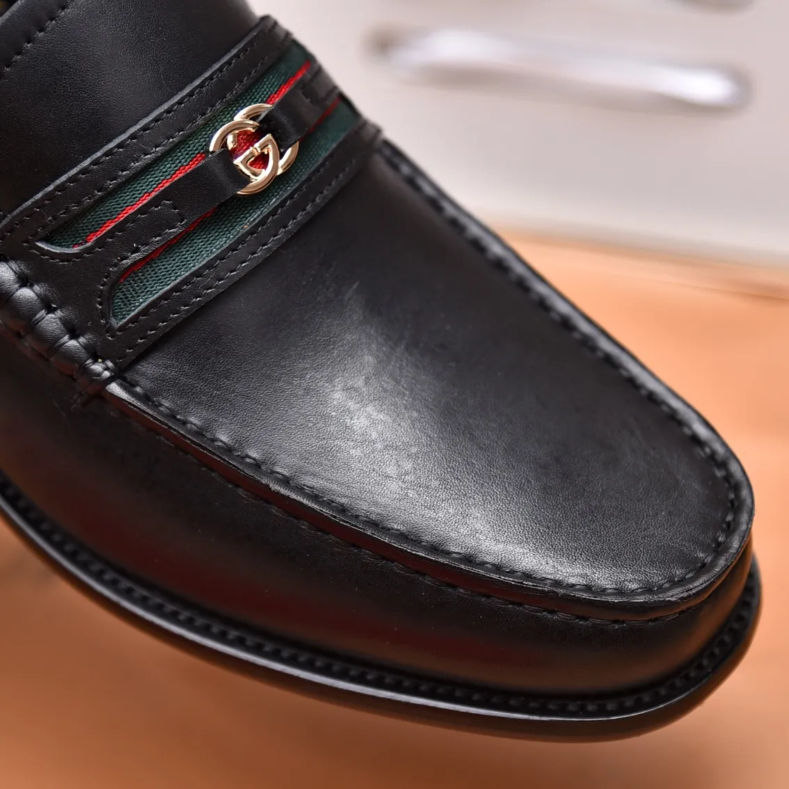 Men's shoes 💰580 📛📛Original (water-dyed cow lining) Gucci GUCCI official website formal shoes 🌀 Italian 🇮🇹 imported cowhide ➕ top imported water-dyed cowhide lining 💋 fine handmade original bottom, the real thing looks better when photographed in person Standard size 38-44